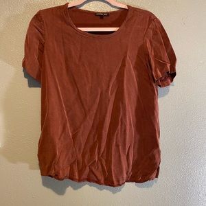 Dark red shirt